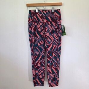 LLBean Everyday Performance 7/8 Leggings, High-Rise Print - NWT - Small Petite